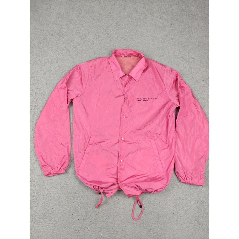 Valentino‎ Jacket Mens 36 Pink ANYWHEN Windbreaker Mesh Lined Made Italy Paris